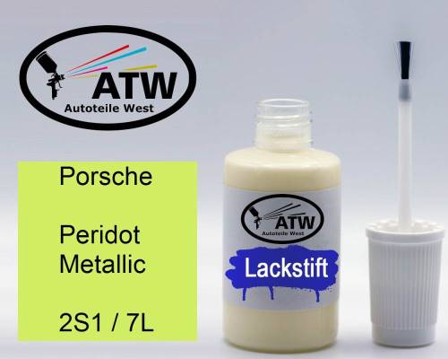 Porsche, Peridot Metallic, 2S1 / 7L: 20ml Lackstift, von ATW Autoteile West.